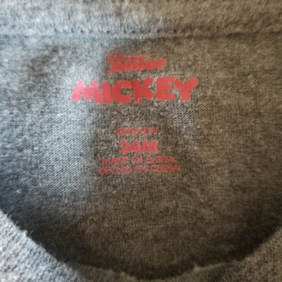 3 Piece Mickey Mouse Disney Junior 24 Month Outfit - Picture 6 of 16